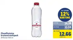 Makro Chaudfontaine bruisend multipack aanbieding