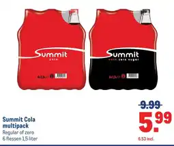 Makro Summit Cola multipack aanbieding