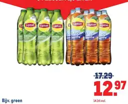 Makro LIPTON ICE TEA MULTIPACK 6 FLESSEN 1,5 LITER aanbieding