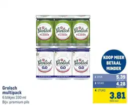 Makro Grolsch multipack aanbieding