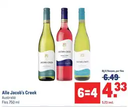 Makro Alle Jacob's Creek aanbieding
