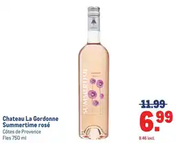Makro Chateau La Gordonne Summertime rosé aanbieding