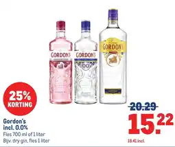 Makro Gordon's incl. 0.0% aanbieding