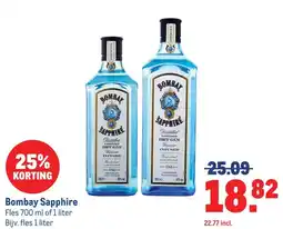 Makro Bombay Sapphire aanbieding