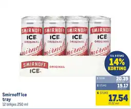 Makro Smirnoff Ice tray aanbieding