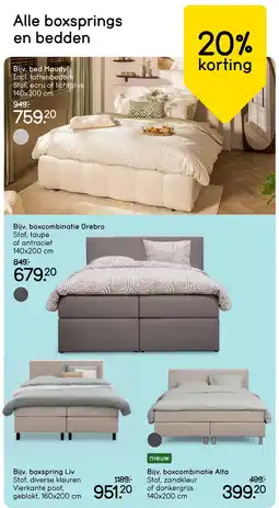Leen Bakker Bekijk Alle Boxsprings en bedden aanbieding