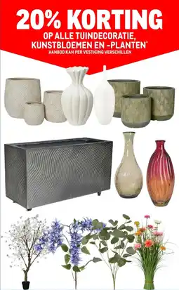 Makro Op alle tuindecoratie, kunstbloemen en planten aanbieding