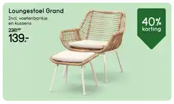 Leen Bakker Bekijk Loungestoel Grand aanbieding