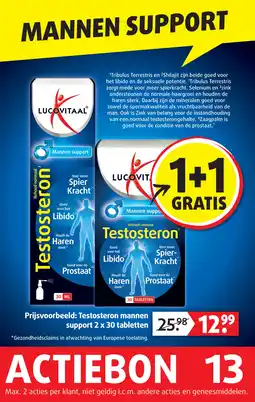 Lucovitaal Testosteron Mannen support aanbieding