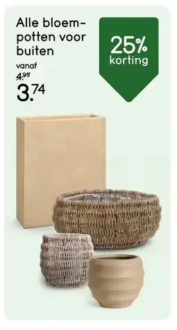 Leen Bakker Bekijk Alle bloempotten voor buiten aanbieding