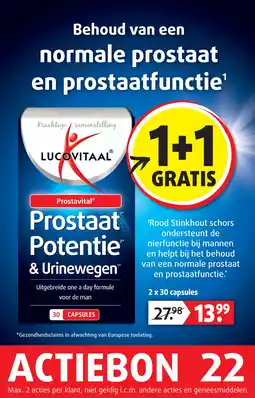 Lucovitaal Prostaat Potentie & Urinewegen aanbieding