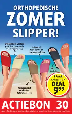 Lucovitaal ORTHOPEDISCHE ZOMER SLIPPER! aanbieding