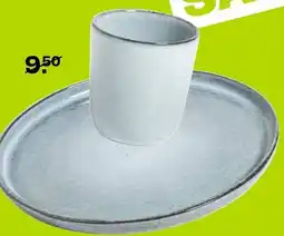 Kwantum Dinerbord Ava lichtblauw aanbieding
