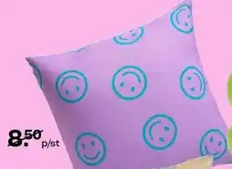 Kwantum Tuinkussen smileys paars aanbieding