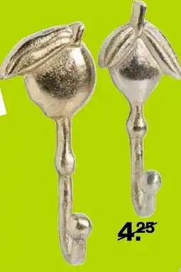 Kwantum Wandhaak fruit goud aanbieding