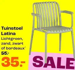 Kwantum Tuinstoel Latina aanbieding