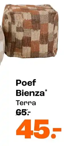 Kwantum Poef Bienza aanbieding