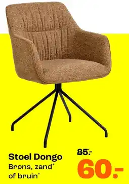 Kwantum Stoel Dongo aanbieding