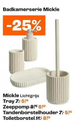 Kwantum Badkamerserie Mickle aanbieding