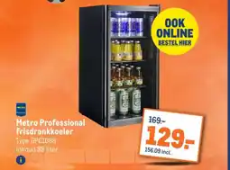 Makro Metro Professional frisdrankkoeler aanbieding