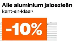 Kwantum Alle aluminium jaloezieën aanbieding