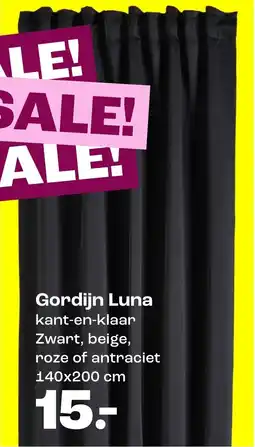 Kwantum Gordijn Luna aanbieding