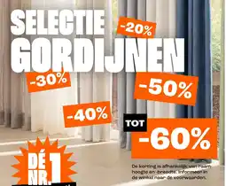 Kwantum Selectie gordijnen aanbieding