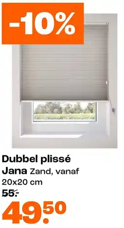 Kwantum Dubbel plissé Jana aanbieding