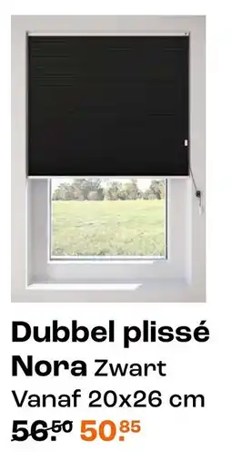 Kwantum Dubbel plissé Nora aanbieding