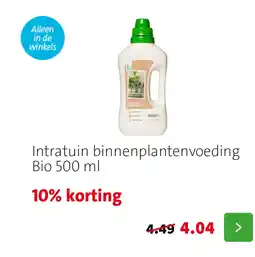 Intratuin Intratuin binnenplantenvoeding Bio 500 ml aanbieding