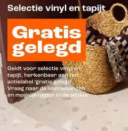 Kwantum Selectie vinyl en tapijt aanbieding