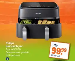 Makro Philips dual airfryer aanbieding