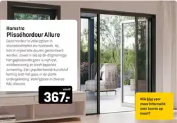 Hubo Hamstra Plisséhordeur Allure aanbieding