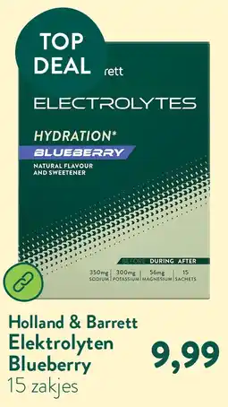 Holland & Barrett Elektrolyten Blueberry aanbieding