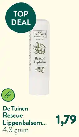 Holland & Barrett Rescue Lippenbalsem SPF 15 aanbieding