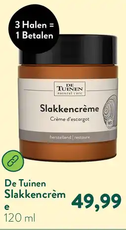 Holland & Barrett Slakkencrème aanbieding
