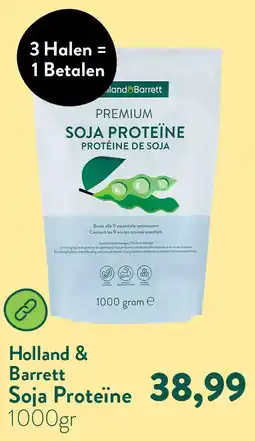 Holland & Barrett Soja Proteïne aanbieding