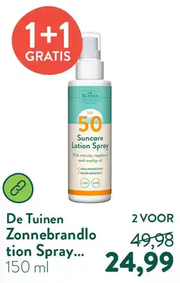 Holland & Barrett Zonnebrandlotion Spray SPF50 aanbieding