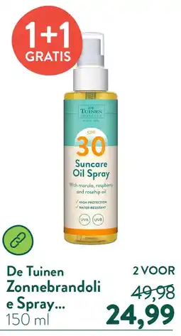 Holland & Barrett Zonnebrandolie Spray SPF30 aanbieding