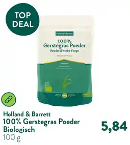 Holland & Barrett 100% Gerstegras Poeder Biologisch aanbieding