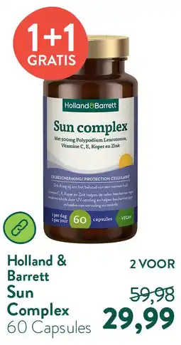Holland & Barrett Sun Complex aanbieding