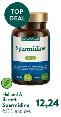 Holland & Barrett Spermidine aanbieding