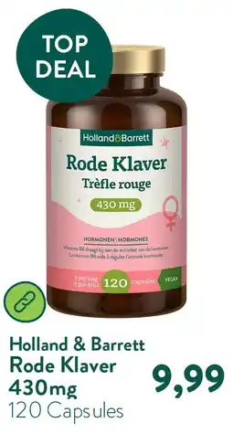 Holland & Barrett Rode Klaver 430mg aanbieding