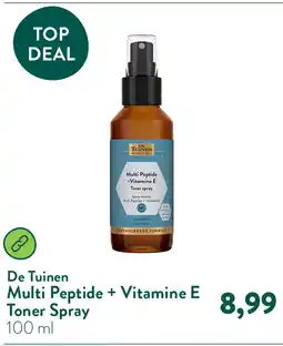 Holland & Barrett Multi Peptide + Vitamine E Toner Spray aanbieding