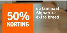 GAMMA op laminaat Signature extra breed aanbieding
