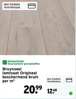 GAMMA Bruynzeel laminaat Origineel beschermend bruin aanbieding
