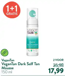 Holland & Barrett VeganTan Dark Self Tan Mousse aanbieding
