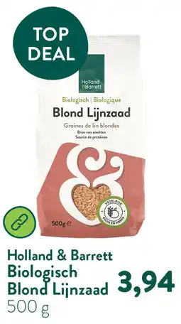 Holland & Barrett Biologisch Blond Lijnzaad aanbieding