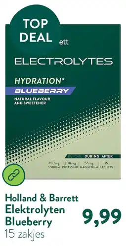 Holland & Barrett Elektrolyten Blueberry aanbieding