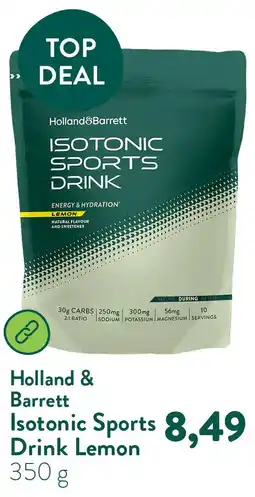 Holland & Barrett Isotonic Sports Drink Lemon aanbieding